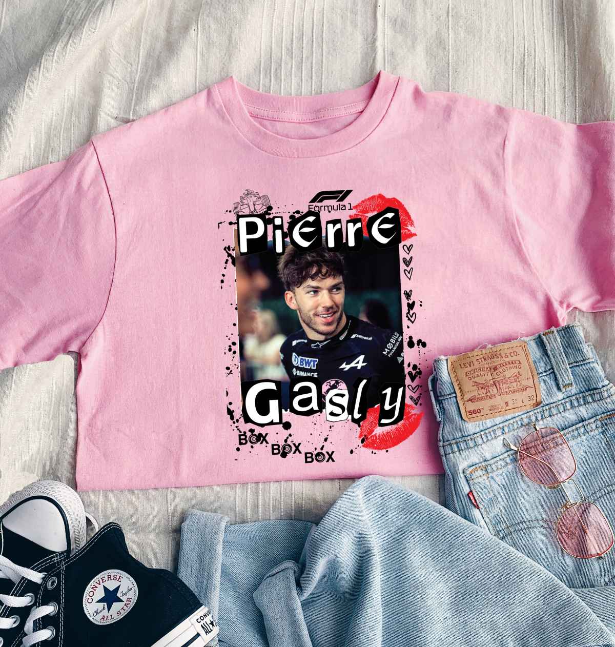 Pierre Gasly Burn Book T-Shirt Pierre Gasly Burn Book T-Shirt