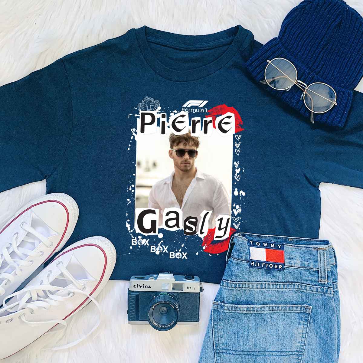 Pierre Gasly Burn Book T-Shirt Pierre Gasly Burn Book T-Shirt
