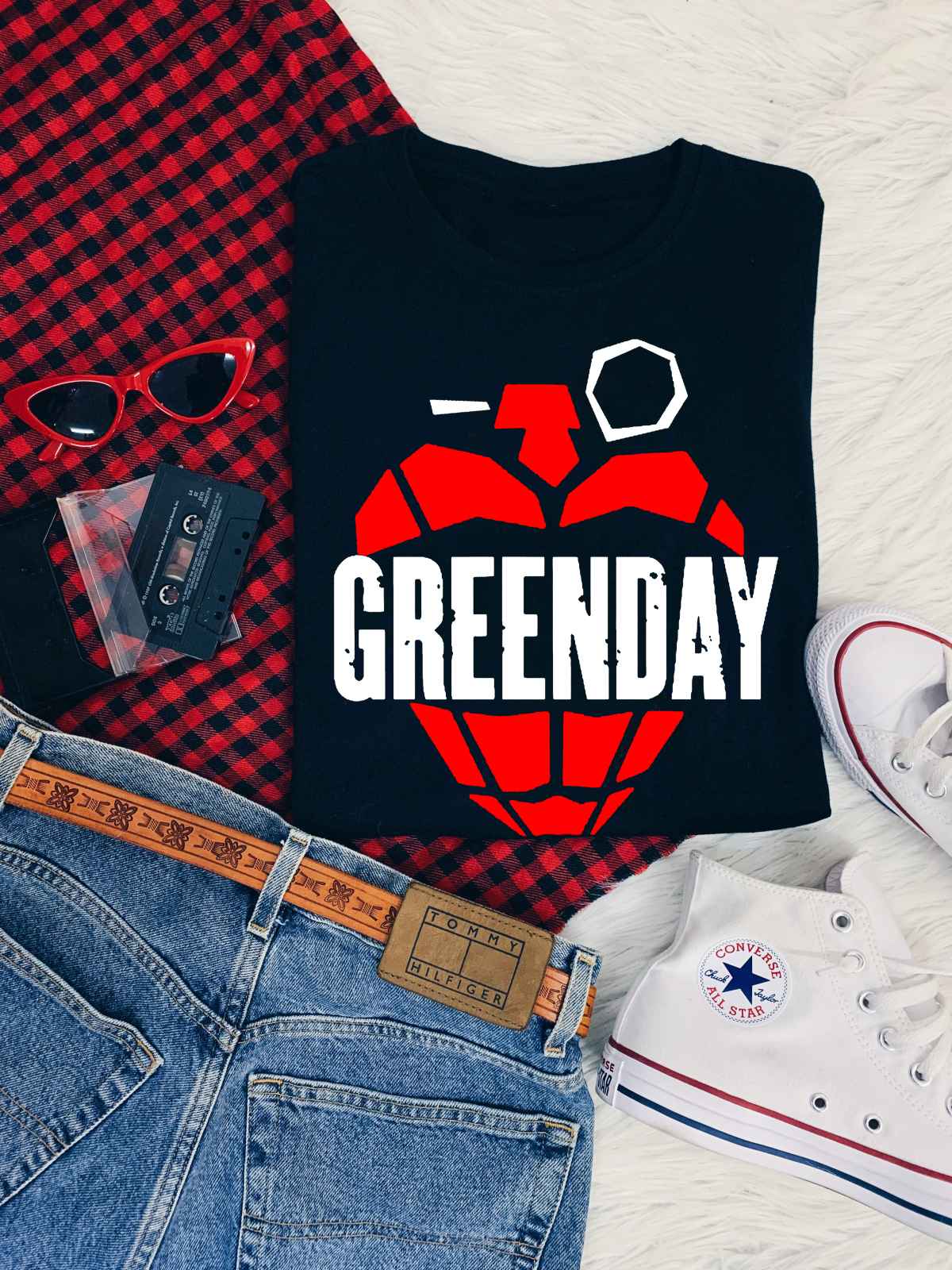 Green Day Poster T-Shirt Green Day Poster T-Shirt