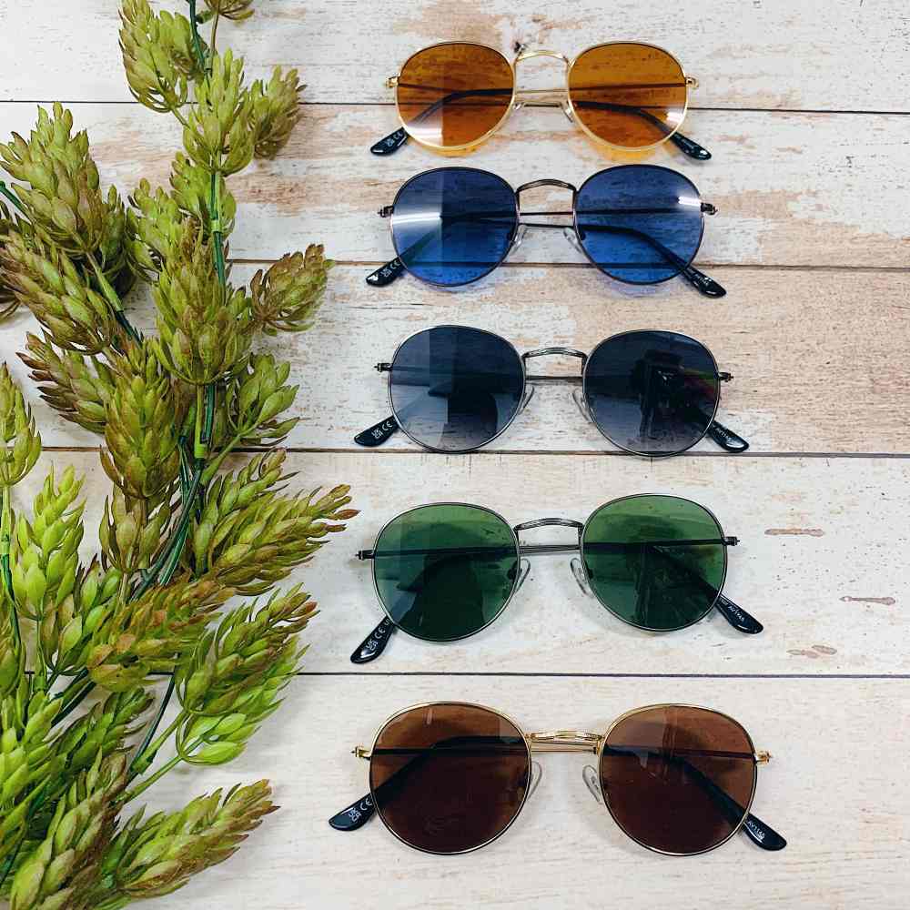 Retro Classic Roundish Sunglasses Retro Classic Roundish Sunglasses
