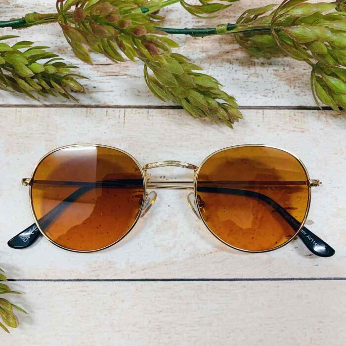 Retro Classic Roundish Sunglasses