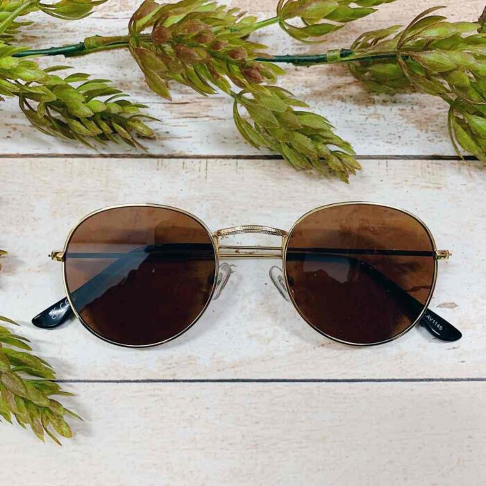 Retro Classic Roundish Sunglasses