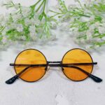Round Lennon Metal frame sunglasses