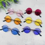 Round Lennon Metal frame sunglasses