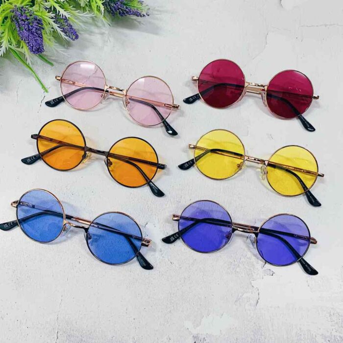 Round Lennon Metal frame sunglasses