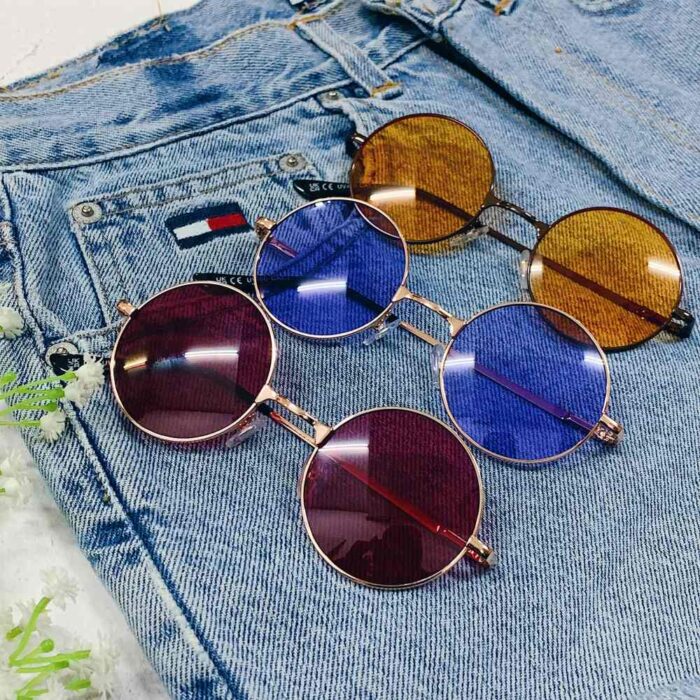 Round Lennon Metal frame sunglasses