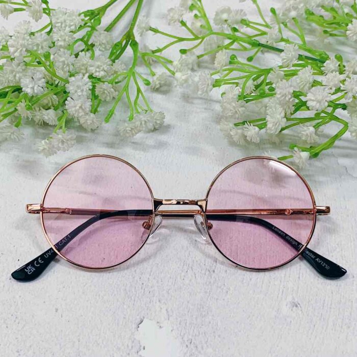 Round Lennon Metal frame sunglasses