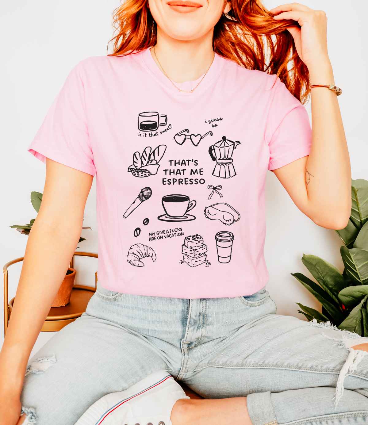 Sabrina Espresso Symbols T-Shirt Sabrina Espresso Symbols T-Shirt