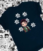 Tanjiro Kamado Flowers T-Shirt