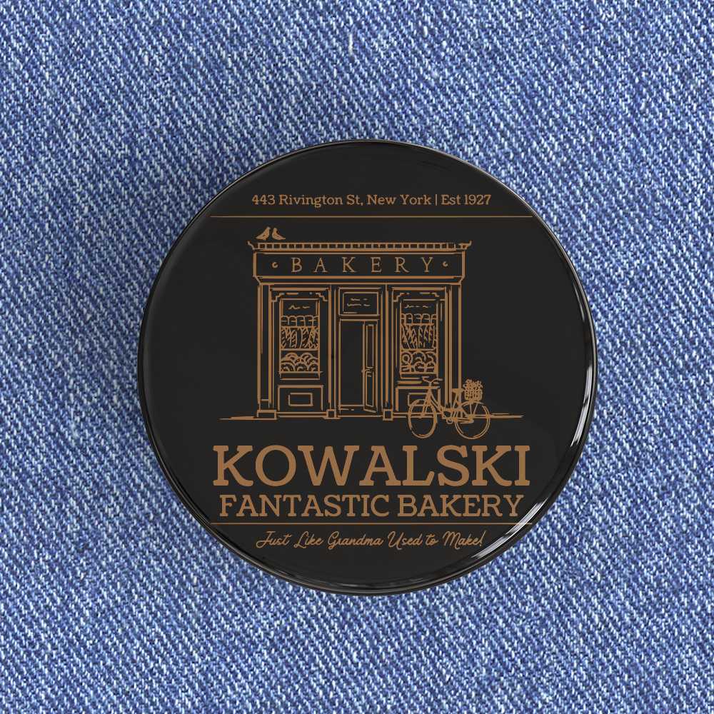 Kowalski Fantastic Bakery Badge/Magnet Kowalski Fantastic Bakery Badge/Magnet