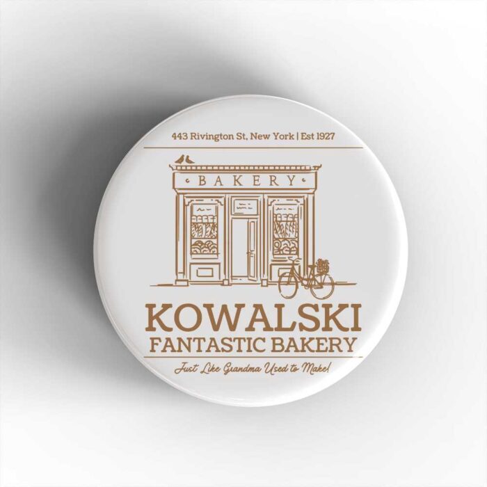 Kowalski Fantastic Bakery Badge/Magnet