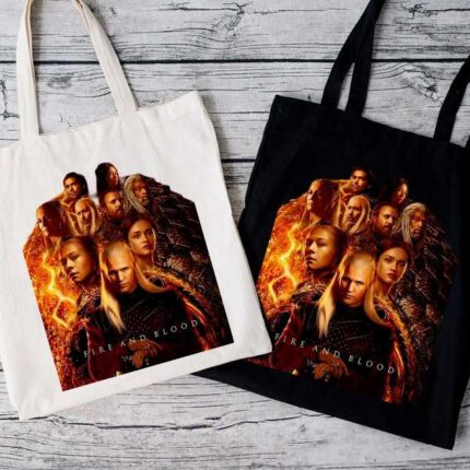 Fire and Blood Tote Bag