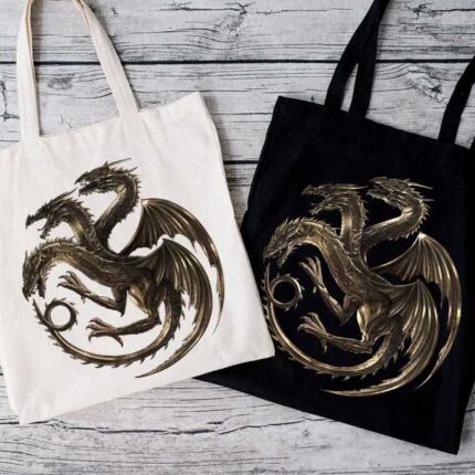 House Targaryen Bronze Logo Tote Bag