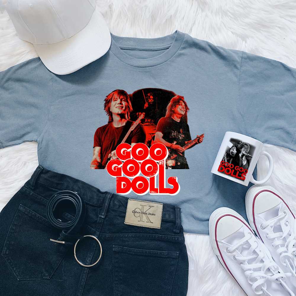 Goo Goo Dolls Red Poster T-Shirt Goo Goo Dolls Red Poster T-Shirt