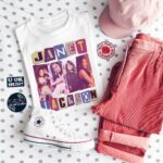 Janet Jackson Retro Poster T-Shirt