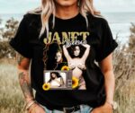 Janet Jackson Flower Poster T-Shirt