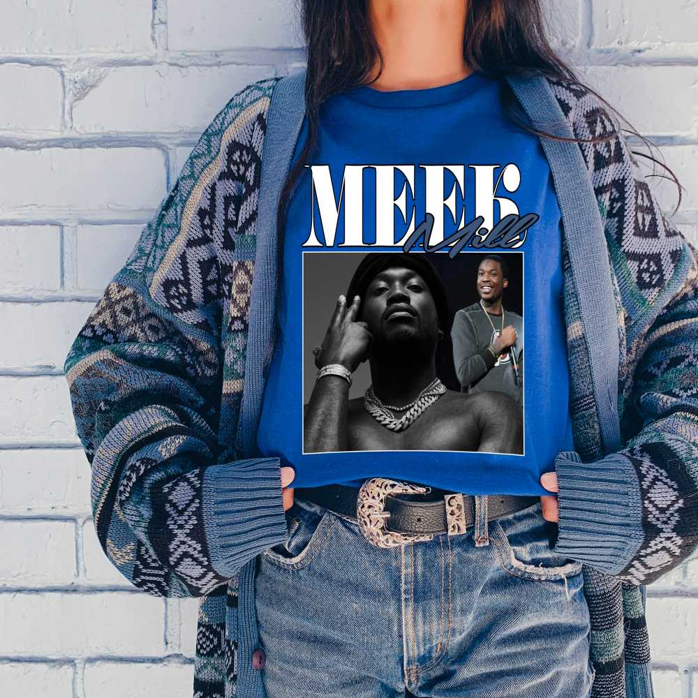 Meeks Rapper Poster Meek Mill Poster T-Shirt - Nowstalgia