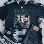 Pedro Pascal Green Poster T-Shirt