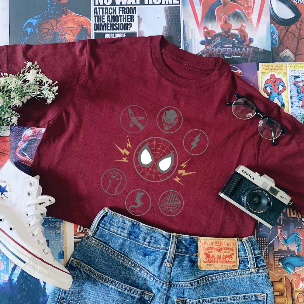 Spider-Man Symbols Spider-Man Symbols T-Shirt - Image 1