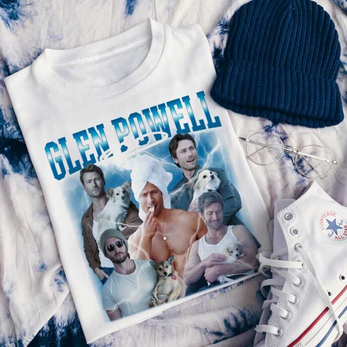 Glen Powell Poster T-Shirt