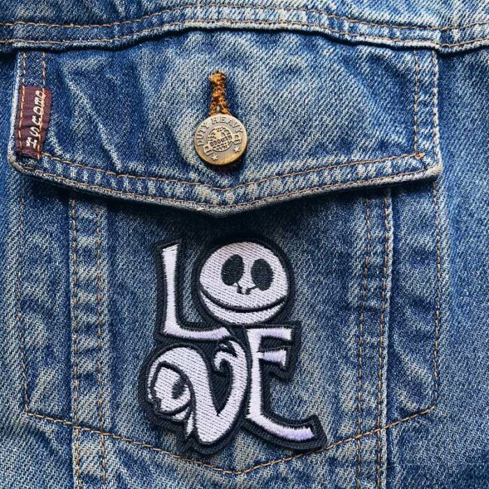 Jack Skellington Love Patch