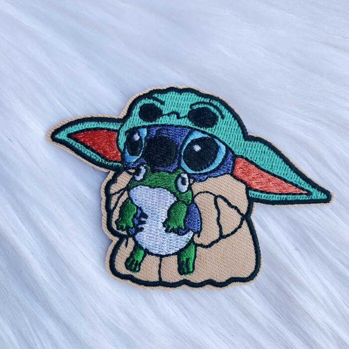 Baby Yoda Stitch Patch - Nowstalgia