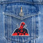 Deadpool Heart Hands Patch