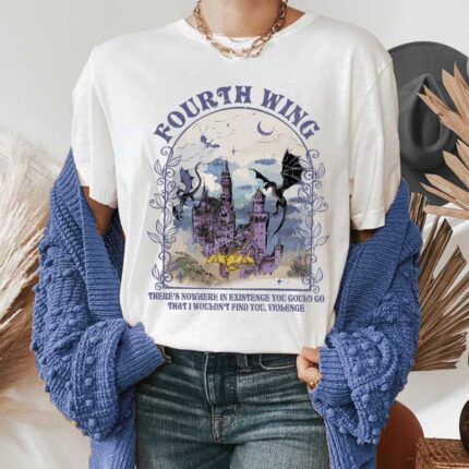 Fourth Wing Illustration T-Shirt