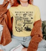 Fourth Wing Quotes T-Shirt