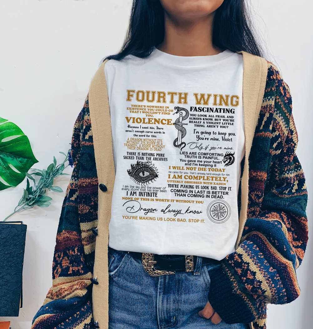 Fourth Wing T-Shirt Fourth Wing T-Shirt