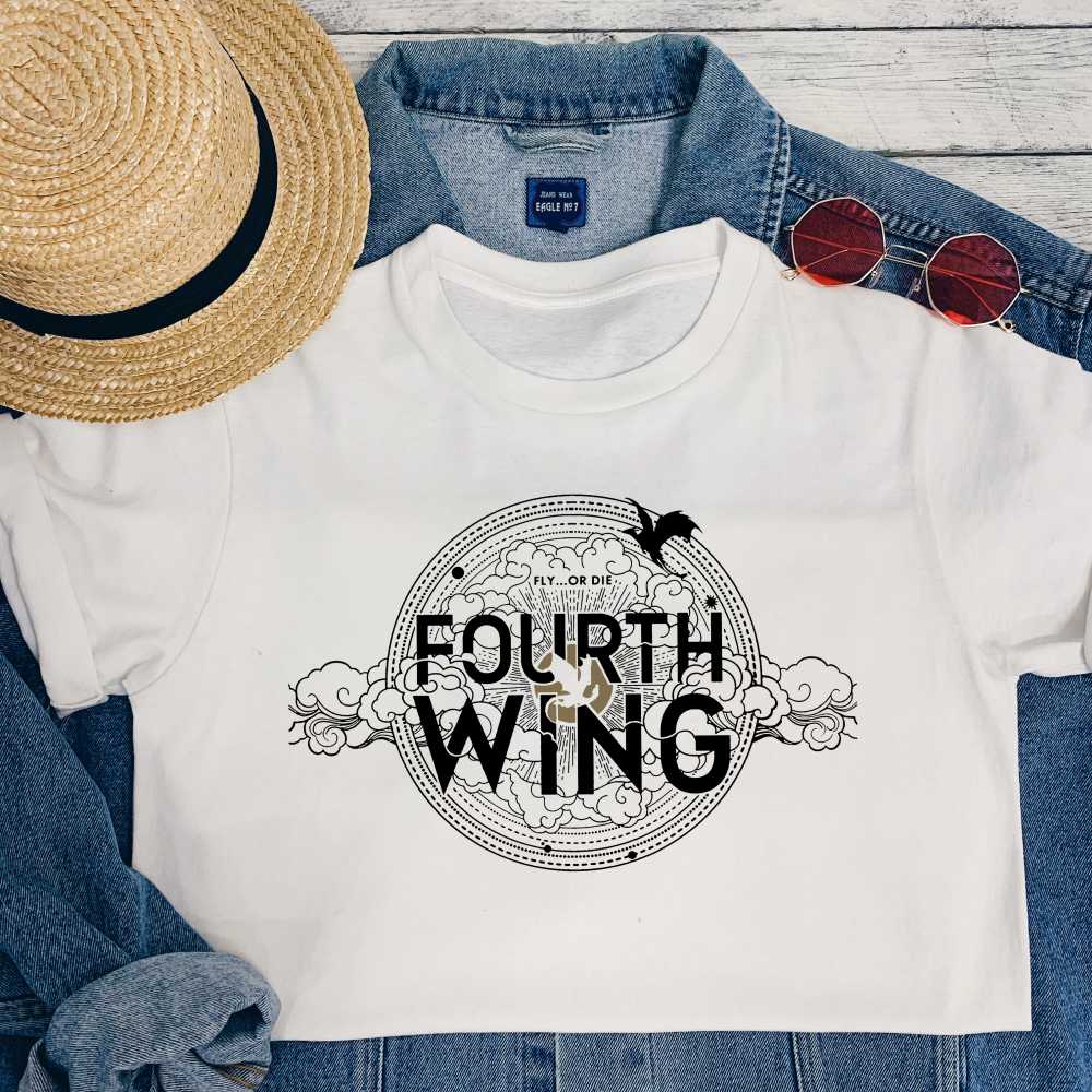 Round Fourth Wing T-Shirt_ Round Fourth Wing T-Shirt