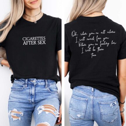 When You're All Alone Front and Back Print T-Shirt