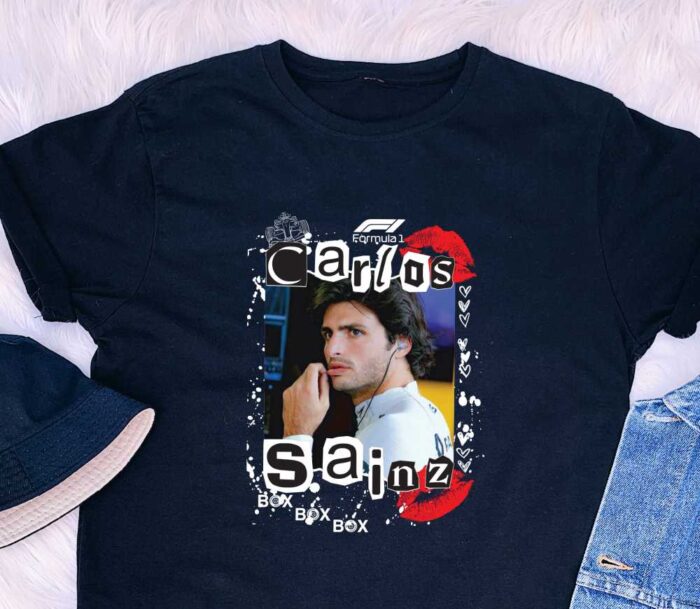 Carlos Sainz Burn Book Black T-Shirt - Image 2
