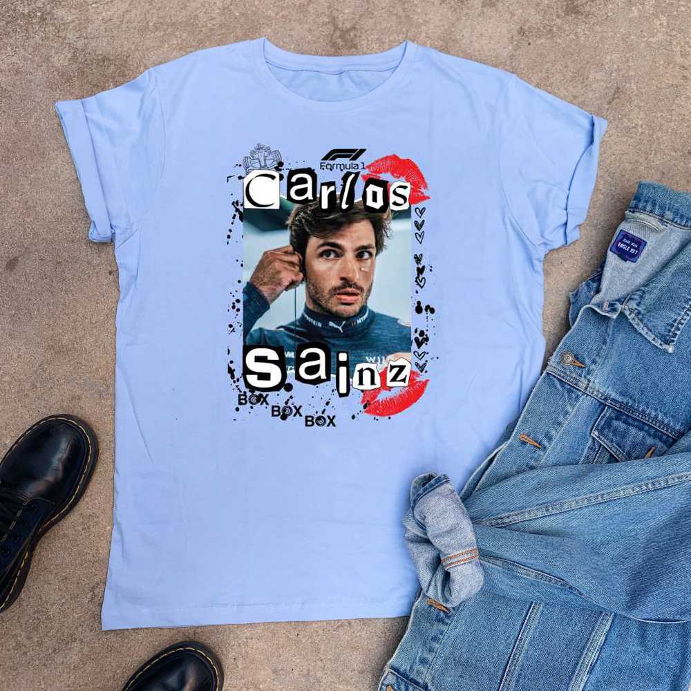 Carlos Tee 5 Carlos Sainz Burn Book T-Shirt - Image 1
