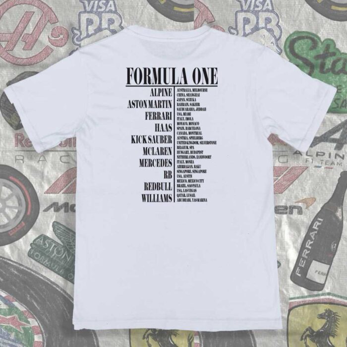 Formula 1 Eras Front and Back Print T-Shirt - Image 2