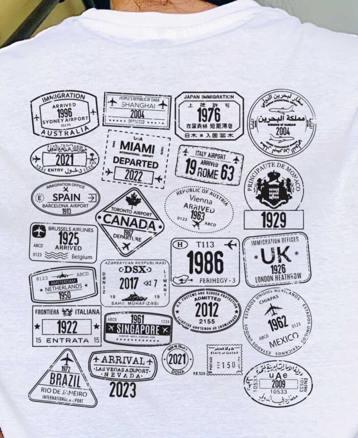 F1 Country Stamps T-Shirt