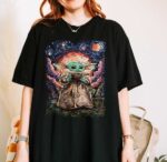 Yoda Starry Night T-Shirt