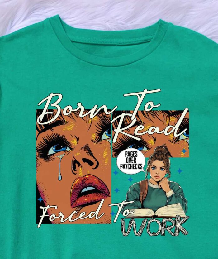 Born To Read T-Shirt - Image 2