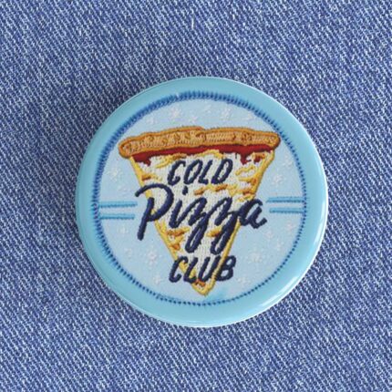 Cold Pizza Club Badge/Magnet