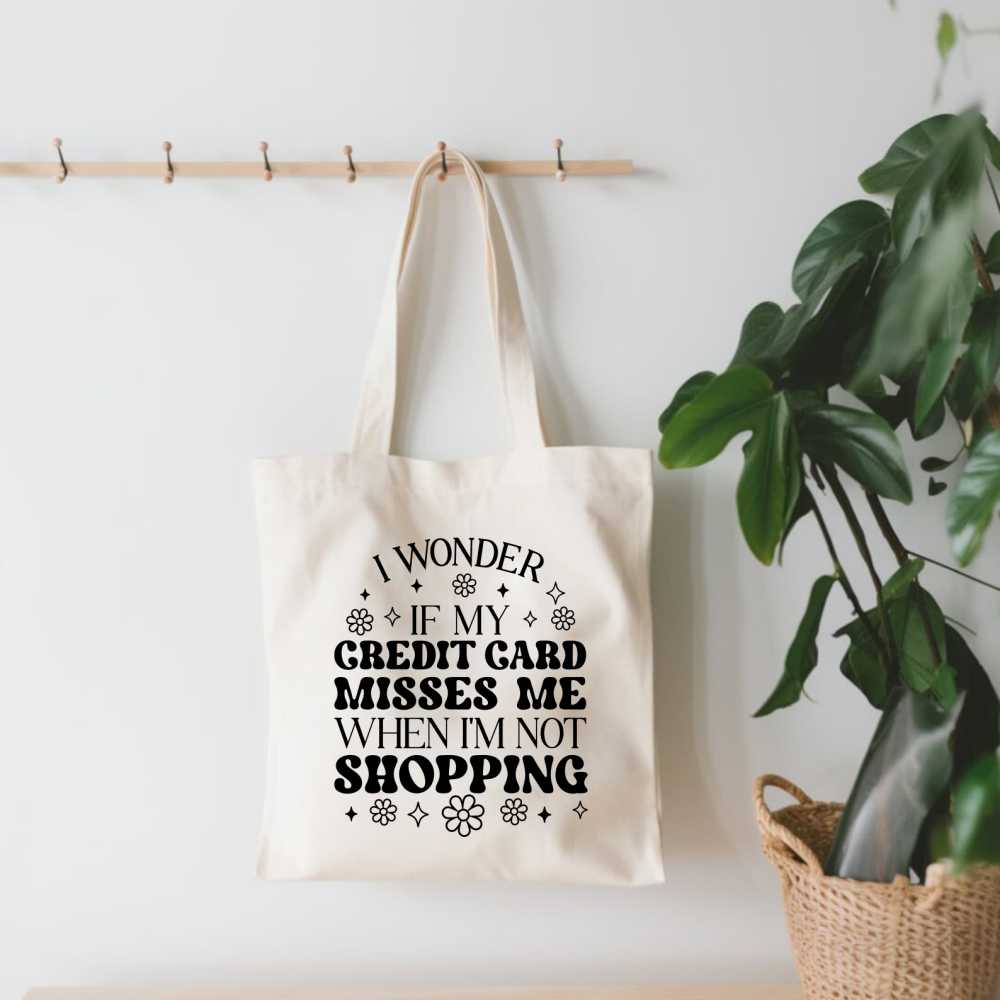 Credit Card Tote Bag Credit Card Tote Bag
