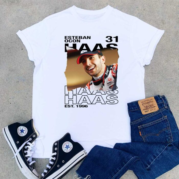 Esteban Ocon Haas T-Shirt