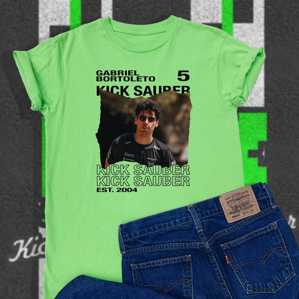 Gabriel Bortoleto Kick Sauber T-Shirt Gabriel Bortoleto Kick Sauber T-Shirt