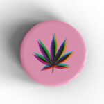 Glitch Weed Leaf Badge/Magnet