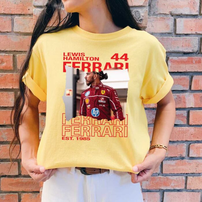 Lewis Hamilton Ferrari T-Shirt - Image 3