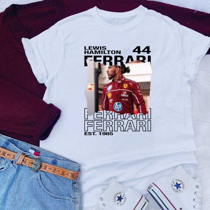 Lewis Hamilton Ferrari T-Shirt - Image 2
