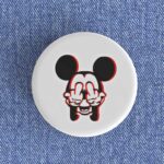 Mickey Middle Finger Badge/Magnet