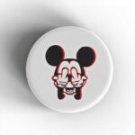 Mickey Middle Finger Badge/Magnet