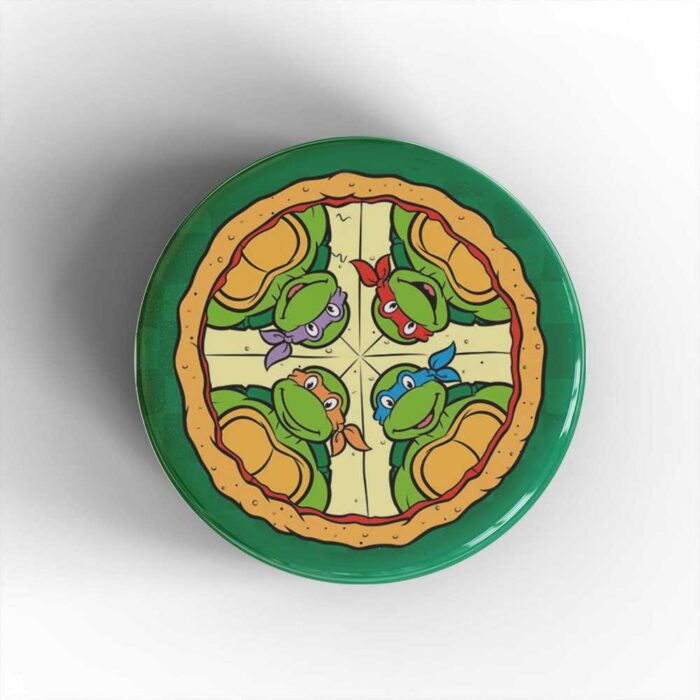 Ninja Turtles Pizza Badge/Magnet