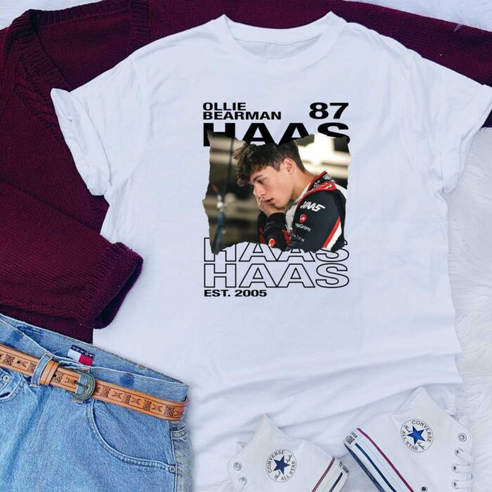 Ollie Bearman Haas T-Shirt