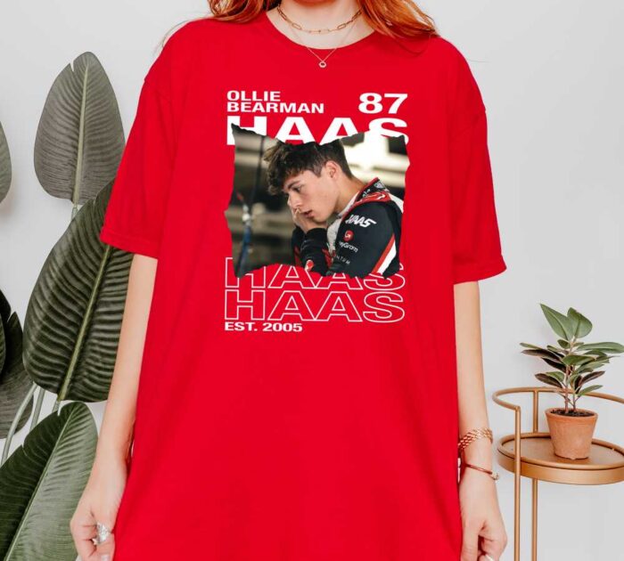 Ollie Bearman Haas T-Shirt